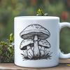 Beautiful Mushroom - Laser Engraver SVG Free Download