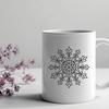 Free Unique Snowflake Printable Artwork