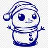 Free Snowman - Laser Cutter PNG