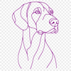 Weimaraner DXF For Download - Free Commercial Use License