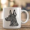 Beautiful Doberman Pinscher - Laser Engraver SVG