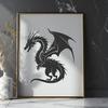 Dragon In SVG Format - Free Digital Download, Commercial Use