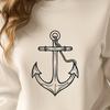 Anchor Vector Art In SVG, PNG, PDF And DXF Formats