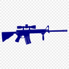 Artistic Rifle In SVG, PNG, PDF And DXF File Formats - Free