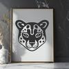 Artistic Big Cat - Laser Engraver PDF