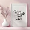 Colorful Farm Animal Turkey Illustration Illustrated vector art of a farm animal turkey in full body view