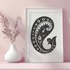 Unique Paisley - Glowforge PNG