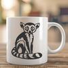 Beautiful Lemur - Laser SVG