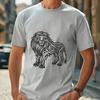 Unique Standing Lion - DXF Digital File