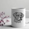 Ornate Rottweiler In DXF Format - Free Download