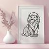 Free Lion DXF - Free Commercial Use Download