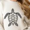 Stunning Sea Turtle In SVG - For Free Download, Commercial Use