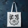 Beautiful Shetland Sheepdog Drawing