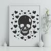 Beautiful Skull Drawing In PNG For Free Download