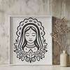 Creative Our Lady Of Guadalupe - For Laser Engraver Project