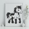 Beautiful Horse In DXF Format - Free Download