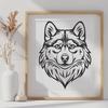 Beautiful Husky Design