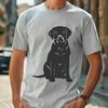 Unique Labrador Retriever Stencil PNG - Free Download