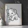 Free Elephant Stencil