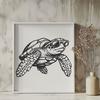 Stunning Sea Turtle DXFs - Free Download