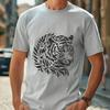 Floral Tiger In SVG & PNG