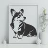 Artistic Welsh Corgi In DXF Format