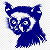 Artistic Lemur Clip Art - Free SVG