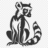 Stunning Lemur - SVG For Commercial Use