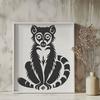 Artistic Lemur - Glowforge DXF