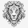 Free Unique Lion Digital Artwork