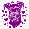 Beautiful Miniature Schnauzer Digital Drawing - Free PDF