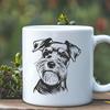 Stunning Miniature Schnauzer In DXF