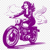 Unique Motorbike Digital Art