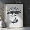 Artistic Mushroom - PDF For Commercial Use