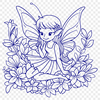 Floral Fairy - For Sublimation Project