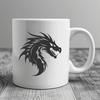 Beautiful Dragon - DXF For Commercial Use