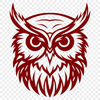 Artistic Owl Decal