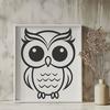 Creative Owl - Laser Cutter SVG Free Download