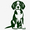 Free Artistic Beagle Clip Art