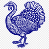 Turkey Design In SVG, PNG, PDF And DXF Formats