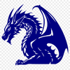 Unique Dragon Vector Drawing - Free DXF