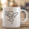 Stunning Fairy In SVG & PNG