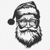 Artistic Father Christmas - Cricut DXF