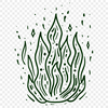 Artistic Flames - Laser Cutter PNG Free Download