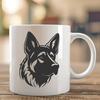 Unique German Shepherd Drawing PNG - Free Download