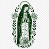 Floral Our Lady Of Guadalupe  - For Religious Project