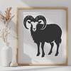 Stunning Ram In SVG & PNG