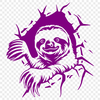 Sloth Printable Artwork In SVG File Format For Free Download