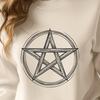 Unique Pentagram Digital Artwork - Free DXF Download