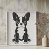 Cute Puppy Digital Art In SVG For Free Download